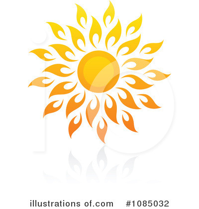 Royalty-Free (RF) Sun Clipart Illustration by elena - Stock Sample #1085032
