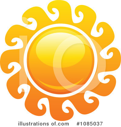 Royalty-Free (RF) Sun Clipart Illustration by elena - Stock Sample #1085037