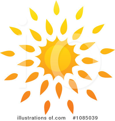 Royalty-Free (RF) Sun Clipart Illustration by elena - Stock Sample #1085039