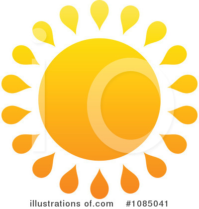 Royalty-Free (RF) Sun Clipart Illustration by elena - Stock Sample #1085041