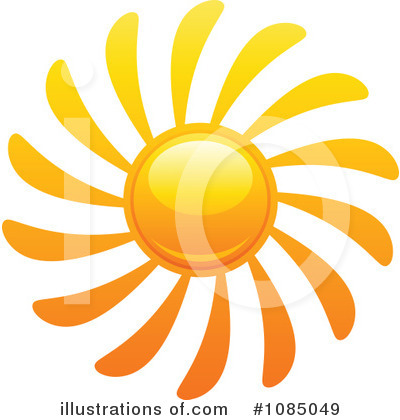 Royalty-Free (RF) Sun Clipart Illustration by elena - Stock Sample #1085049