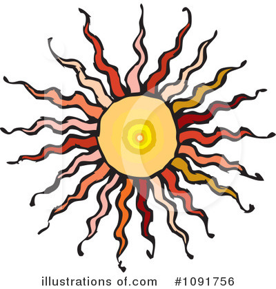 Royalty-Free (RF) Sun Clipart Illustration by Steve Klinkel - Stock Sample #1091756