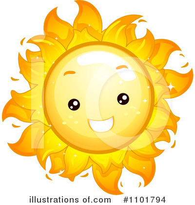 Royalty-Free (RF) Sun Clipart Illustration by BNP Design Studio - Stock Sample #1101794