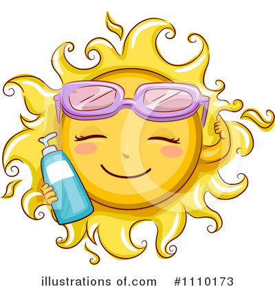 Sunbathing Clipart #1110173 by BNP Design Studio