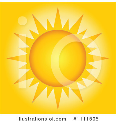 Royalty-Free (RF) Sun Clipart Illustration by Hit Toon - Stock Sample #1111505