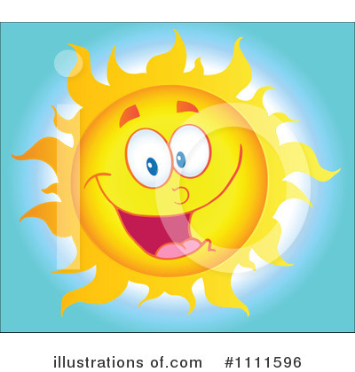 Royalty-Free (RF) Sun Clipart Illustration by Hit Toon - Stock Sample #1111596
