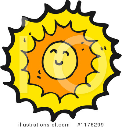 Royalty-Free (RF) Sun Clipart Illustration by lineartestpilot - Stock Sample #1176299