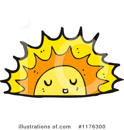 Royalty-Free (RF) Sun Clipart Illustration by lineartestpilot - Stock Sample #1176300