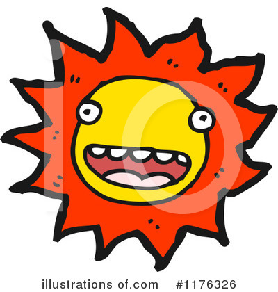 Royalty-Free (RF) Sun Clipart Illustration by lineartestpilot - Stock Sample #1176326