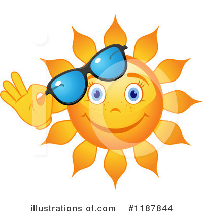 Royalty-Free (RF) Sun Clipart Illustration by Vector Tradition SM - Stock Sample #1187844