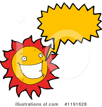 Royalty-Free (RF) Sun Clipart Illustration by lineartestpilot - Stock Sample #1191628