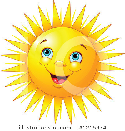 Royalty-Free (RF) Sun Clipart Illustration by Pushkin - Stock Sample #1215674