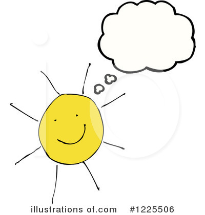 Royalty-Free (RF) Sun Clipart Illustration by lineartestpilot - Stock Sample #1225506