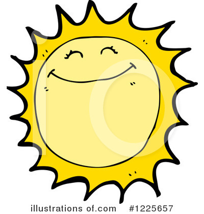Royalty-Free (RF) Sun Clipart Illustration by lineartestpilot - Stock Sample #1225657
