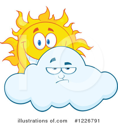 Cloud Character Clipart #1226791 by Hit Toon