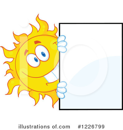 Royalty-Free (RF) Sun Clipart Illustration by Hit Toon - Stock Sample #1226799