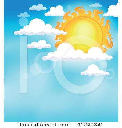 Royalty-Free (RF) Sun Clipart Illustration by visekart - Stock Sample #1240341