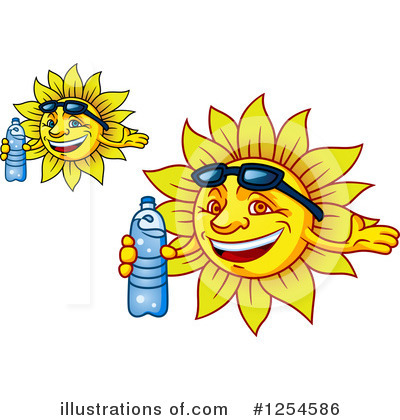 Royalty-Free (RF) Sun Clipart Illustration by Vector Tradition SM - Stock Sample #1254586