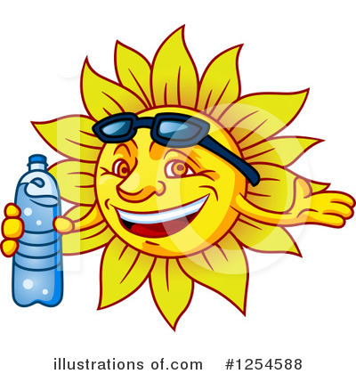 Royalty-Free (RF) Sun Clipart Illustration by Vector Tradition SM - Stock Sample #1254588