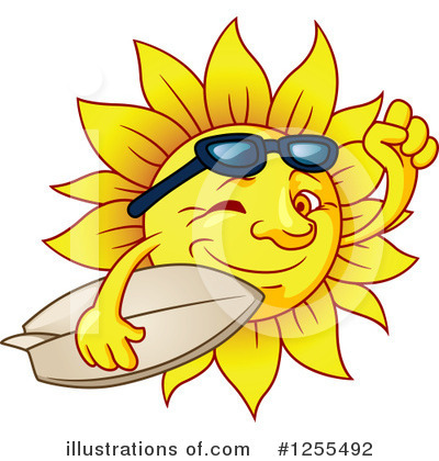 Royalty-Free (RF) Sun Clipart Illustration by Vector Tradition SM - Stock Sample #1255492