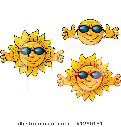 Royalty-Free (RF) Sun Clipart Illustration by Vector Tradition SM - Stock Sample #1260181