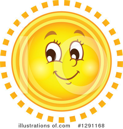 Royalty-Free (RF) Sun Clipart Illustration by visekart - Stock Sample #1291168