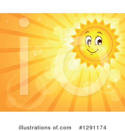 Royalty-Free (RF) Sun Clipart Illustration by visekart - Stock Sample #1291174