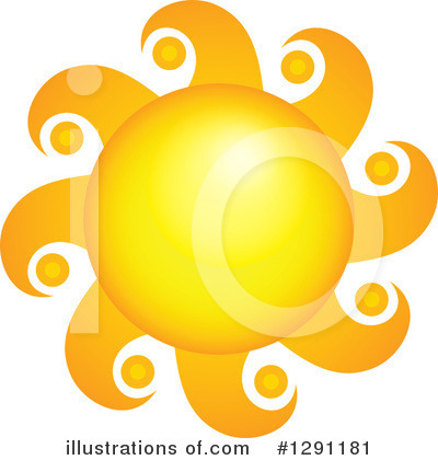 Royalty-Free (RF) Sun Clipart Illustration by visekart - Stock Sample #1291181