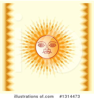Royalty-Free (RF) Sun Clipart Illustration by Lal Perera - Stock Sample #1314473