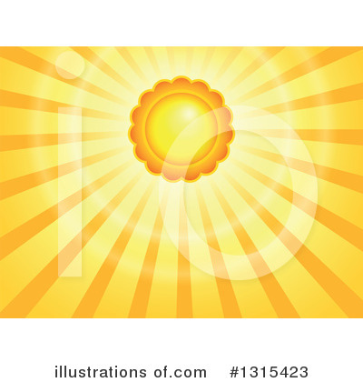 Royalty-Free (RF) Sun Clipart Illustration by visekart - Stock Sample #1315423