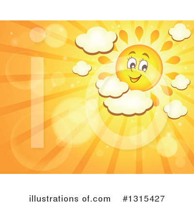 Royalty-Free (RF) Sun Clipart Illustration by visekart - Stock Sample #1315427