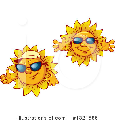 Sunflower Clipart #1321586 by Vector Tradition SM