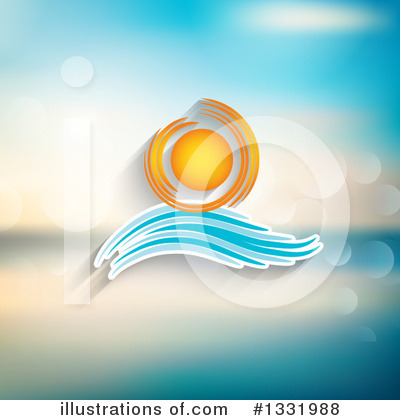 Royalty-Free (RF) Sun Clipart Illustration by KJ Pargeter - Stock Sample #1331988