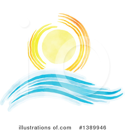 Royalty-Free (RF) Sun Clipart Illustration by KJ Pargeter - Stock Sample #1389946