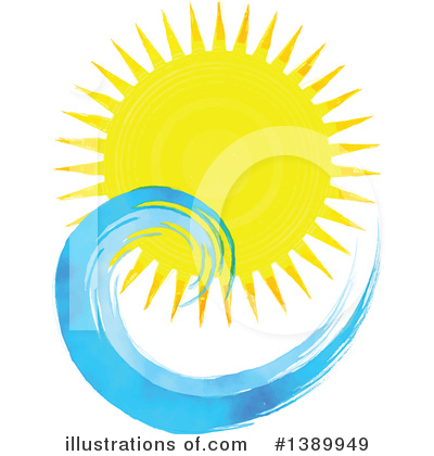 Sunny Clipart #1389949 by KJ Pargeter