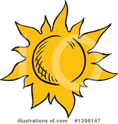 Royalty-Free (RF) Sun Clipart Illustration by Vector Tradition SM - Stock Sample #1396147