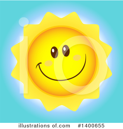 Royalty-Free (RF) Sun Clipart Illustration by Hit Toon - Stock Sample #1400655