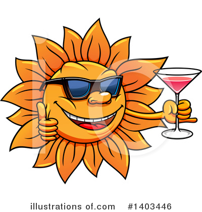 Royalty-Free (RF) Sun Clipart Illustration by Vector Tradition SM - Stock Sample #1403446