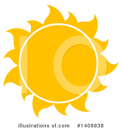 Royalty-Free (RF) Sun Clipart Illustration by Hit Toon - Stock Sample #1408838