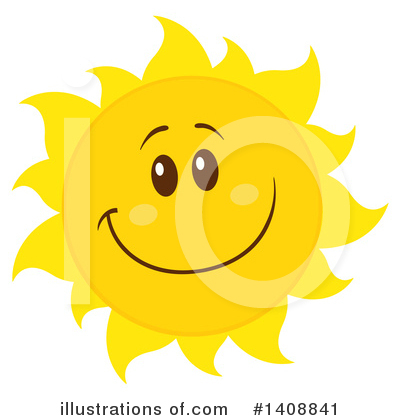 Royalty-Free (RF) Sun Clipart Illustration by Hit Toon - Stock Sample #1408841