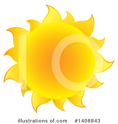 Royalty-Free (RF) Sun Clipart Illustration by Hit Toon - Stock Sample #1408843