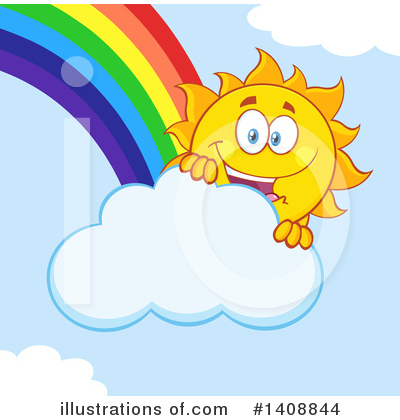 Royalty-Free (RF) Sun Clipart Illustration by Hit Toon - Stock Sample #1408844