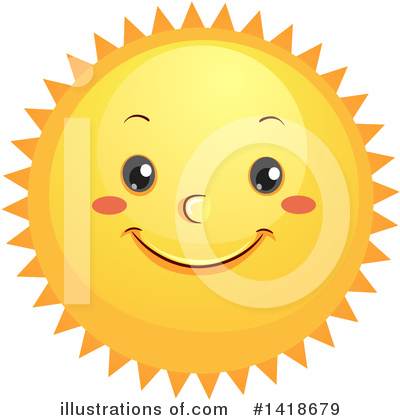 Royalty-Free (RF) Sun Clipart Illustration by BNP Design Studio - Stock Sample #1418679