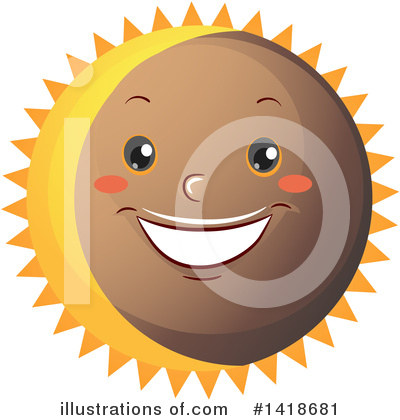 Royalty-Free (RF) Sun Clipart Illustration by BNP Design Studio - Stock Sample #1418681