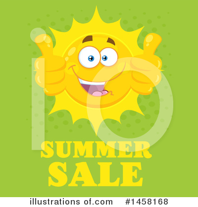 Royalty-Free (RF) Sun Clipart Illustration by Hit Toon - Stock Sample #1458168