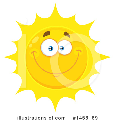 Sun Character Clipart #1458169 by Hit Toon