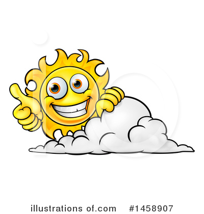 Royalty-Free (RF) Sun Clipart Illustration by AtStockIllustration - Stock Sample #1458907