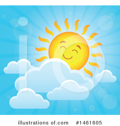 Royalty-Free (RF) Sun Clipart Illustration by visekart - Stock Sample #1461605