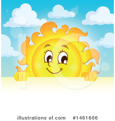 Royalty-Free (RF) Sun Clipart Illustration by visekart - Stock Sample #1461606