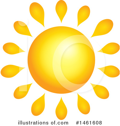 Royalty-Free (RF) Sun Clipart Illustration by visekart - Stock Sample #1461608